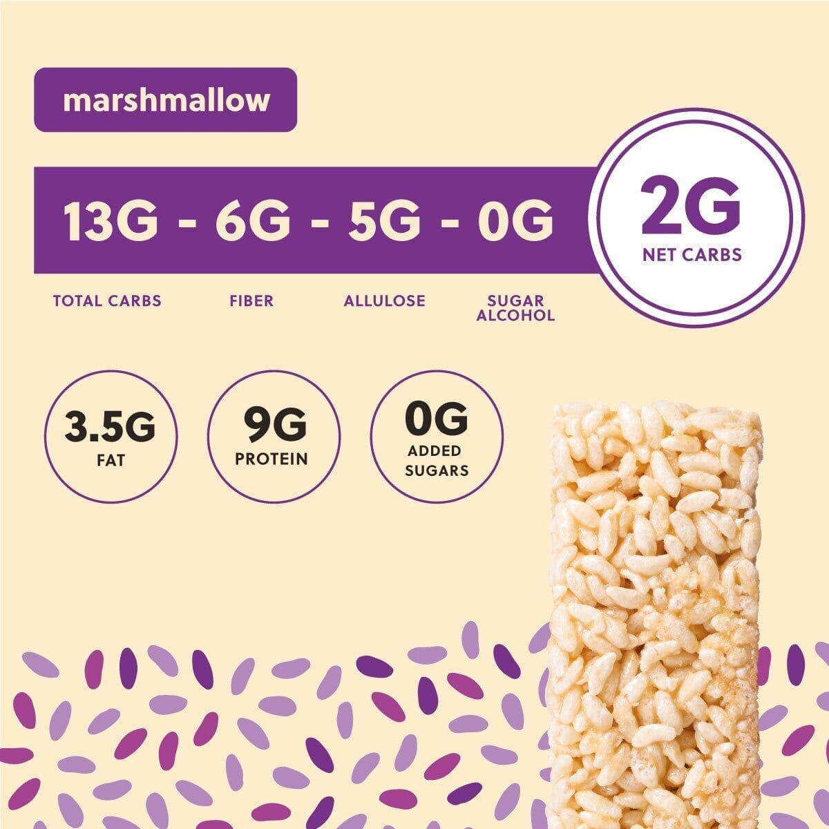 Perfect Keto Mallow Munch Marshmallow Nutrition Facts and Ingredients