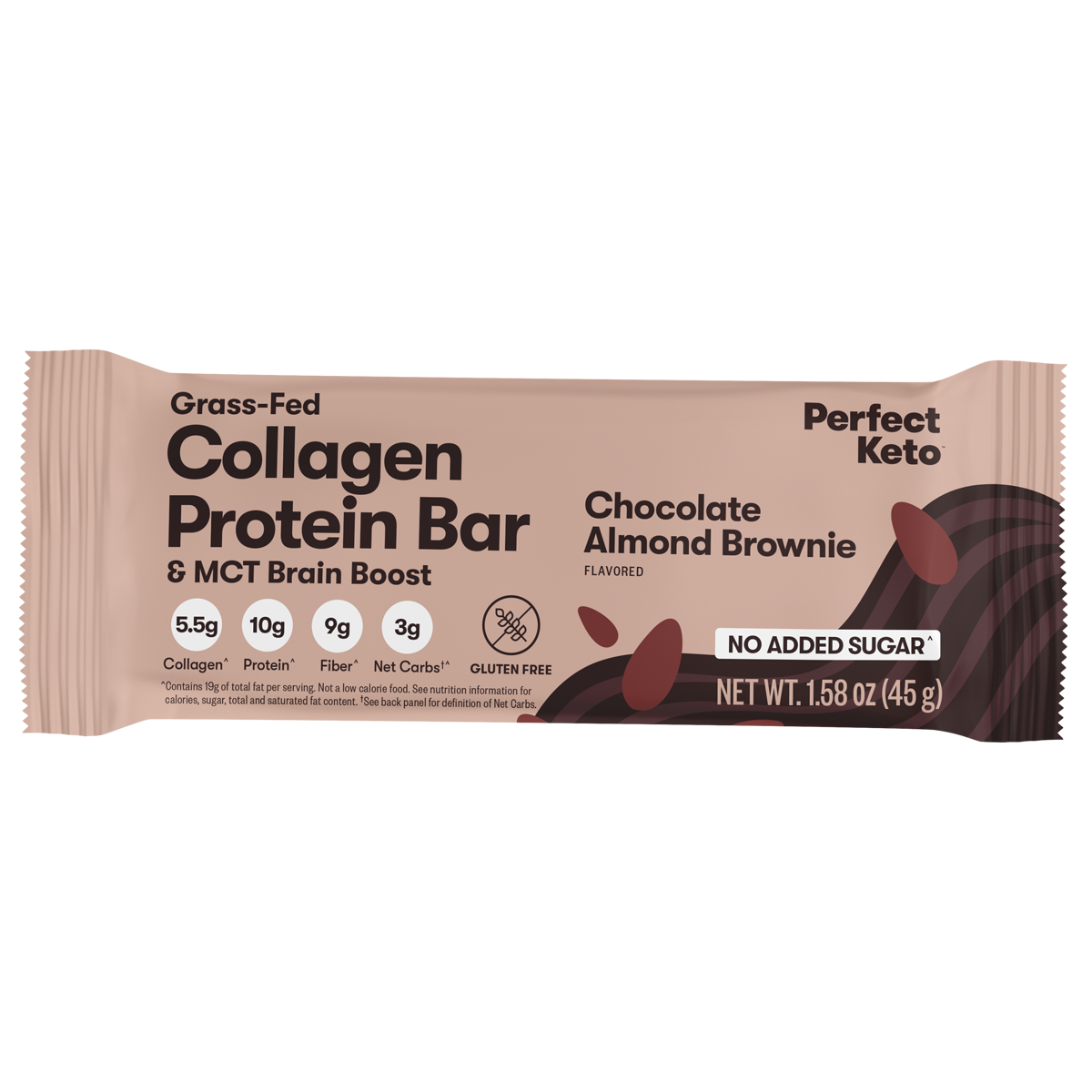 Chocolate Almond Brownie Collagen Protein Bar
