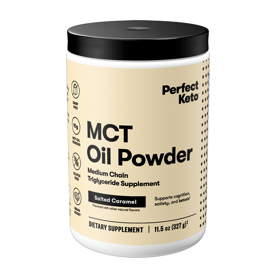 Perfect Keto Salted Caramel MCT Oil Powder
