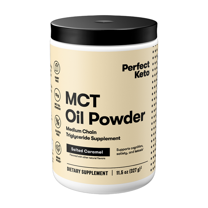 Perfect Keto Salted Caramel MCT Oil Powder
