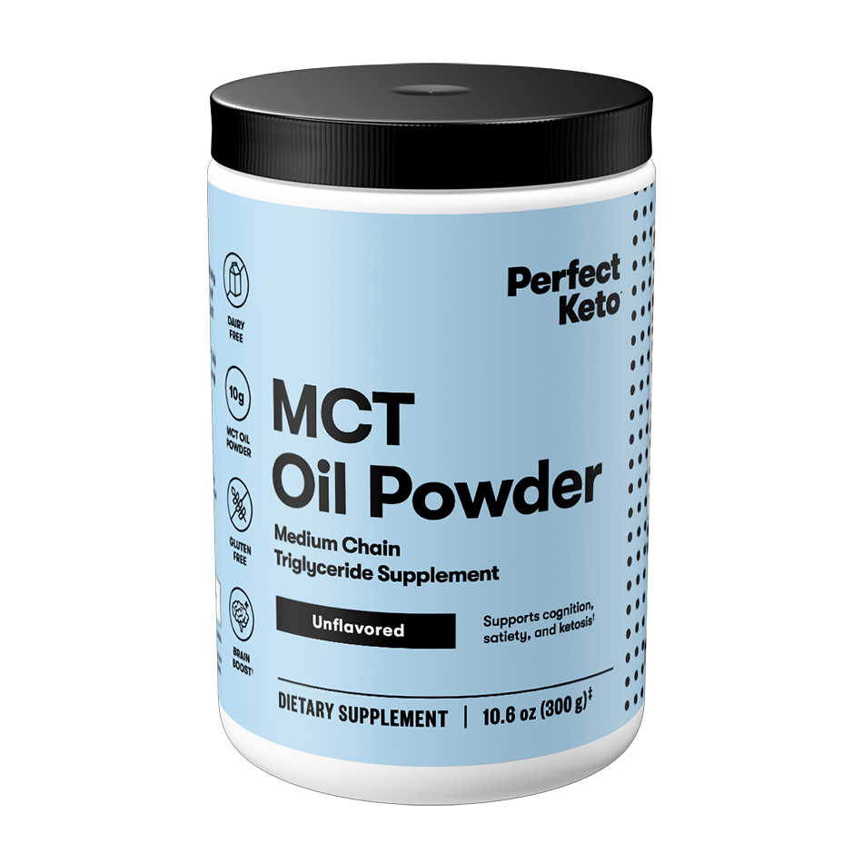 Perfect Keto Unflavored MCT Oil Powder
