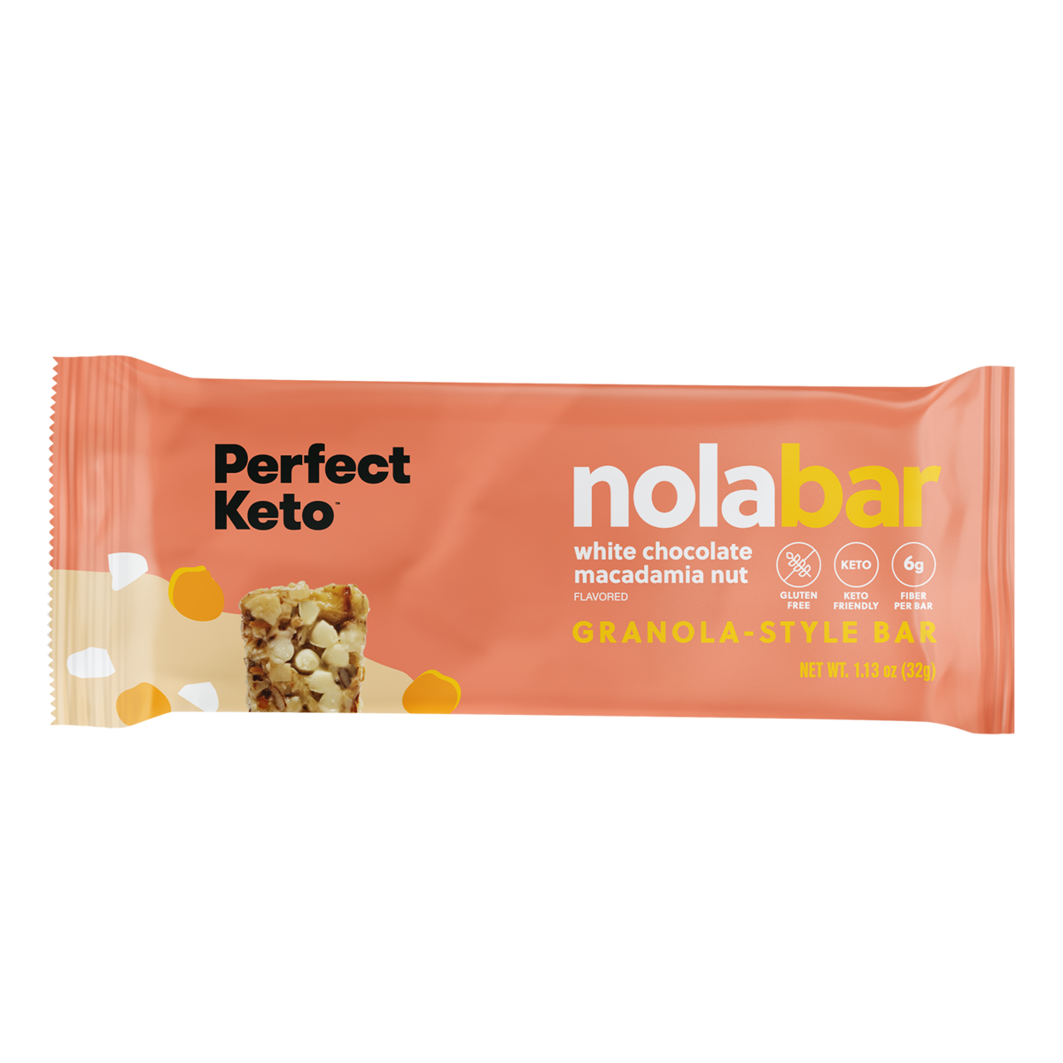White Chocolate Macadamia Nut Nola Bar
