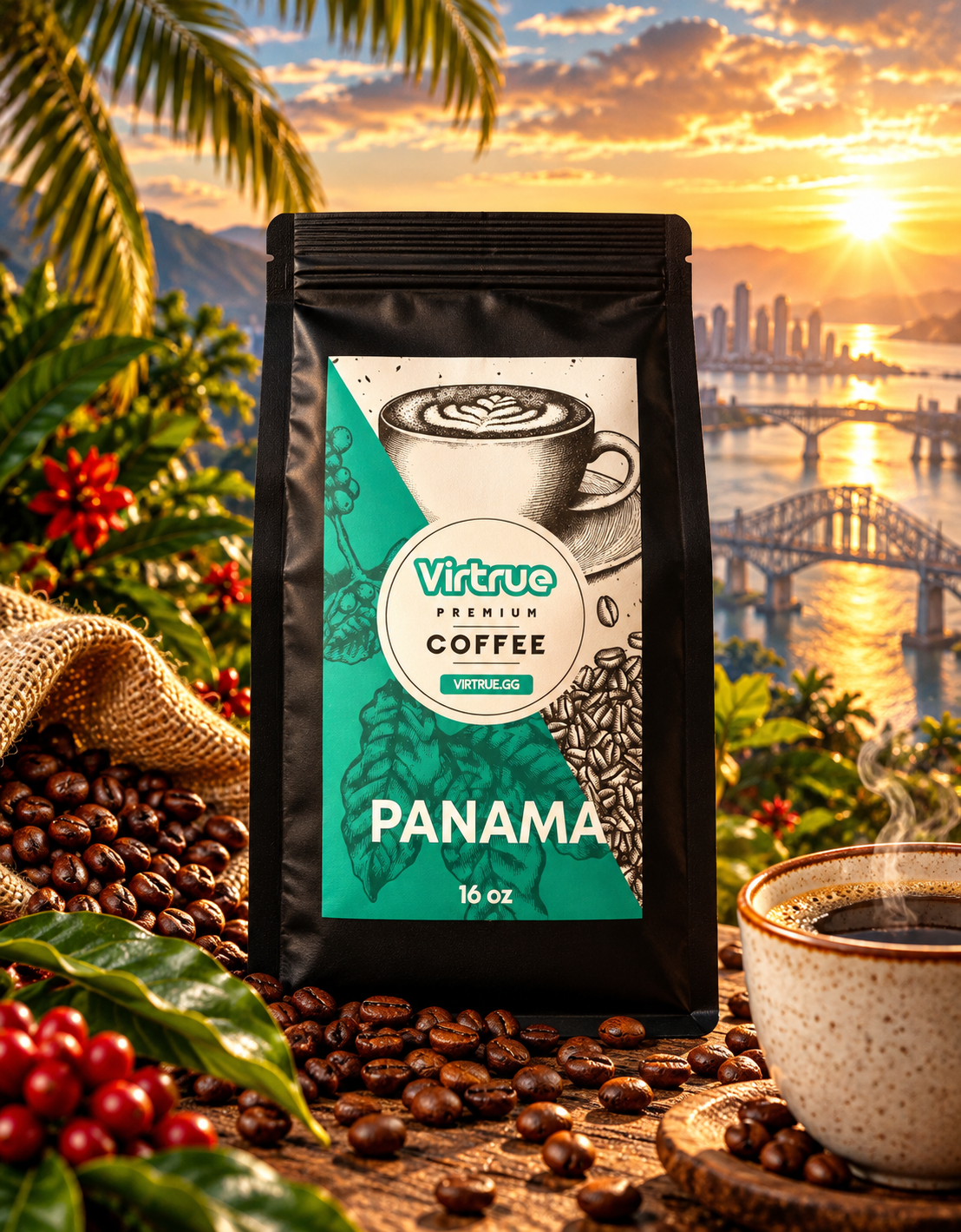 Virtrue Panama coffee