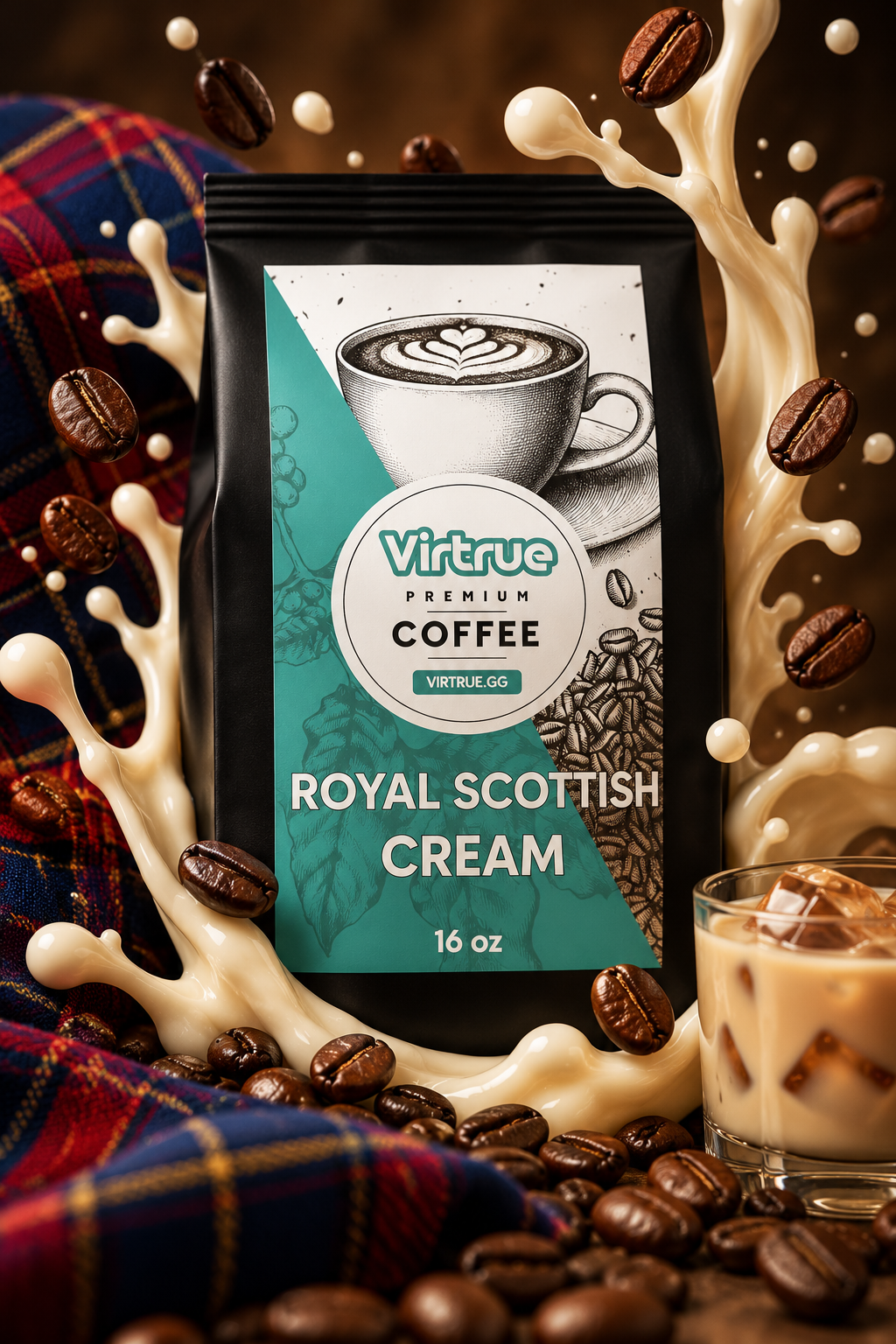 Virtrue Royal Scottish Creme coffee bag