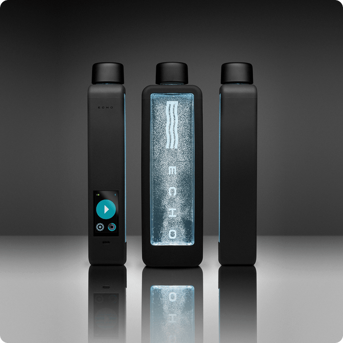 Echo Flask hydrogen water bottle with charging base
