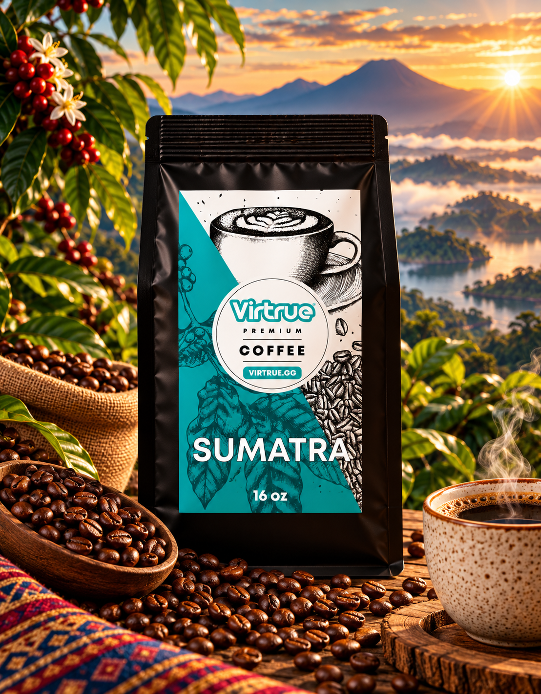 Decaf Coffee – 16oz | Swiss Water Process