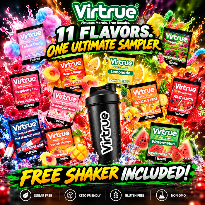 Virtrue 11 Flavor preworkout sample pack