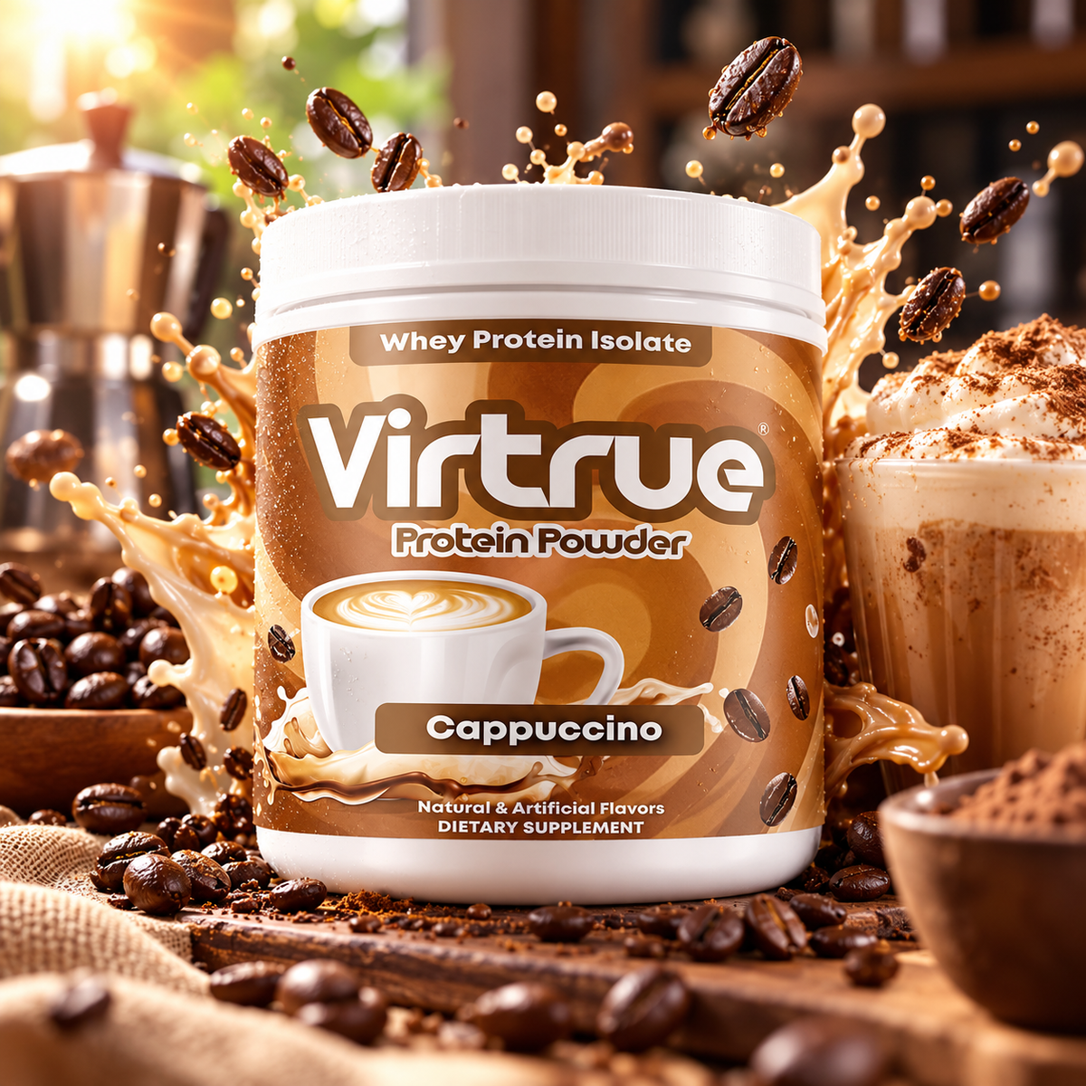 Virtrue Cappuccino Whey Protein