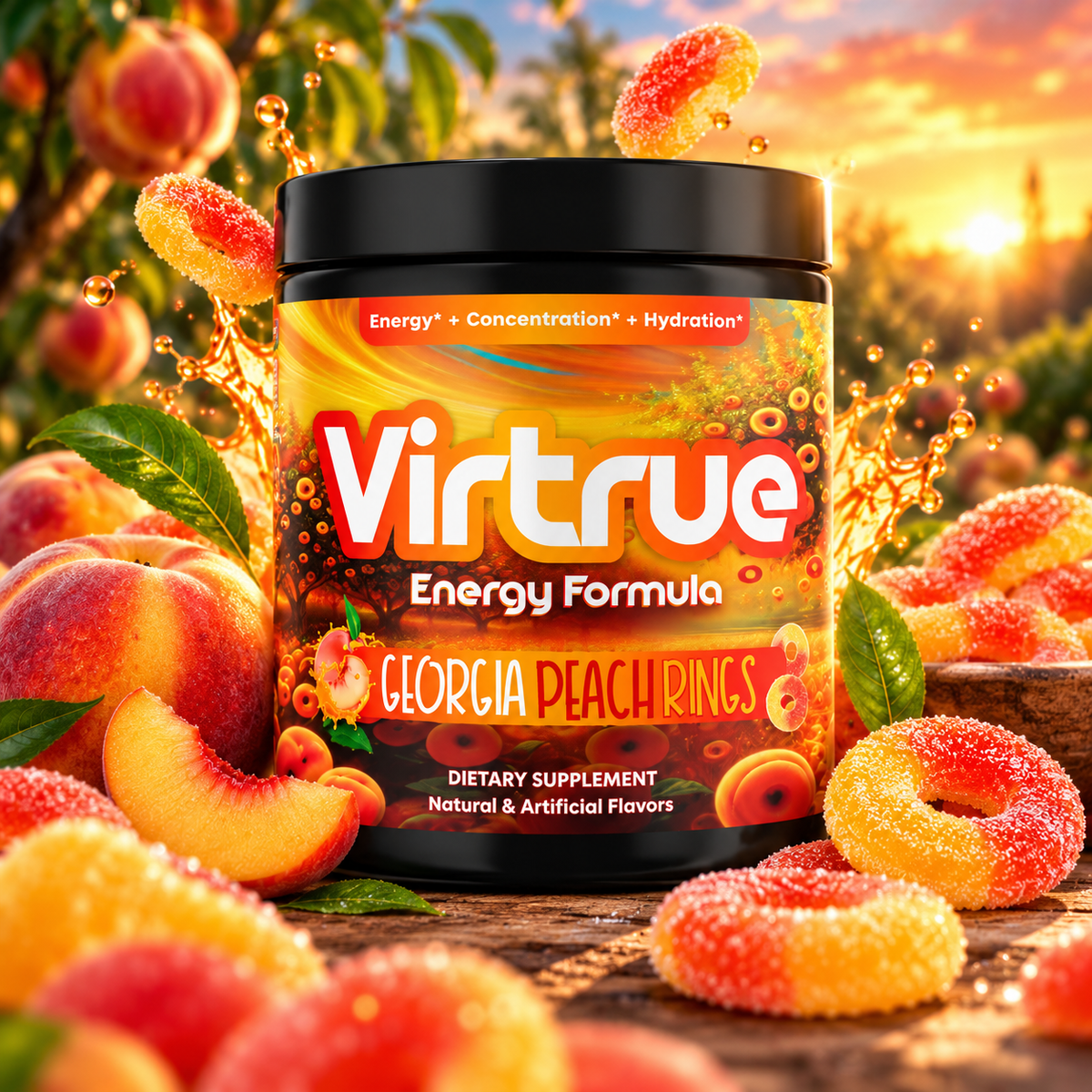 Virtrue Peach Rings Pre Workout