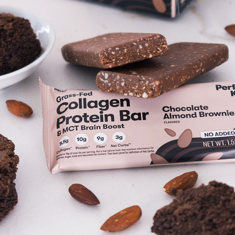 Chocolate Almond Brownie Collagen Protein Bar
