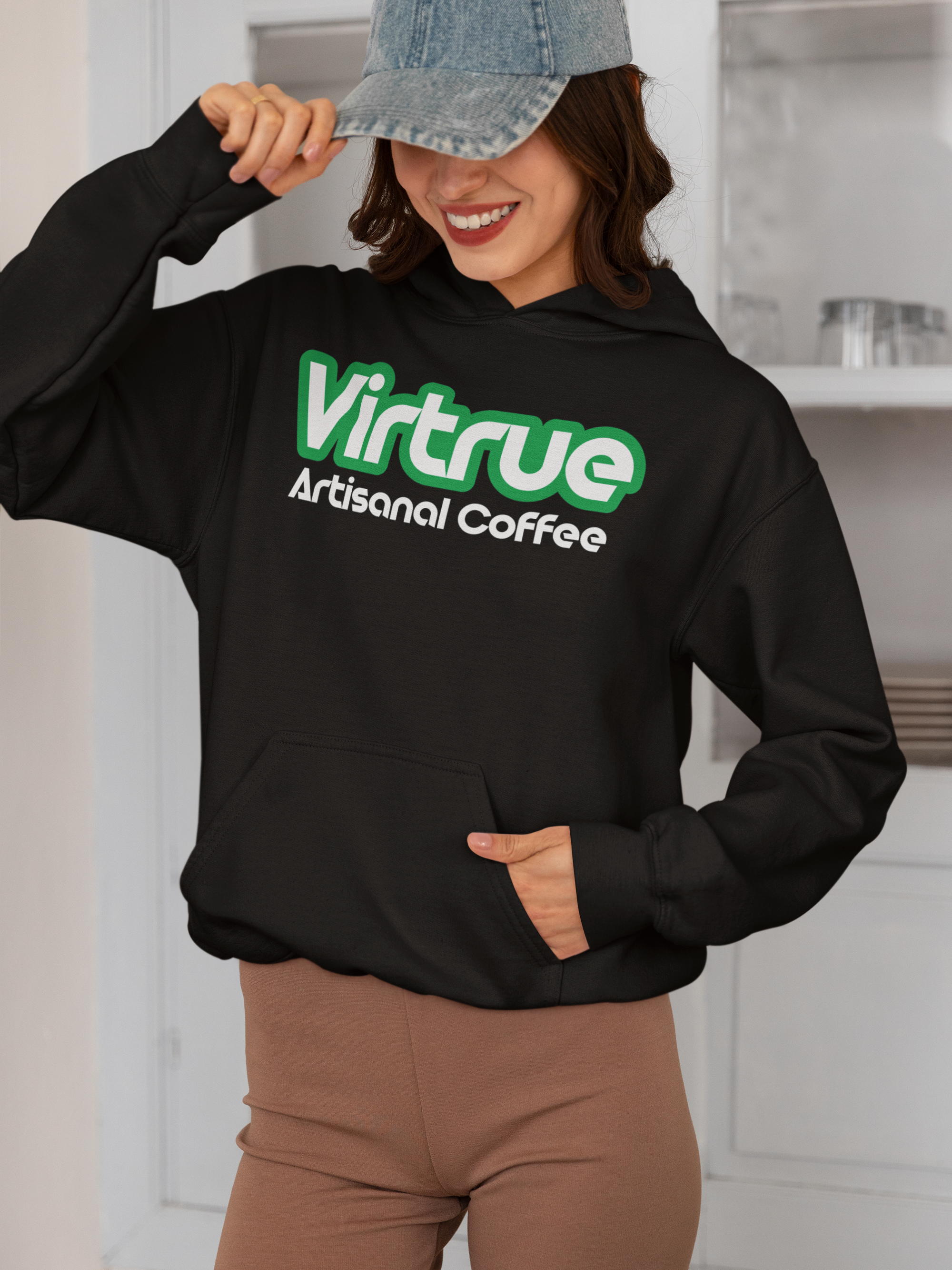 Virtrue Artisinal Coffee Unisex Hooded Sweatshirt