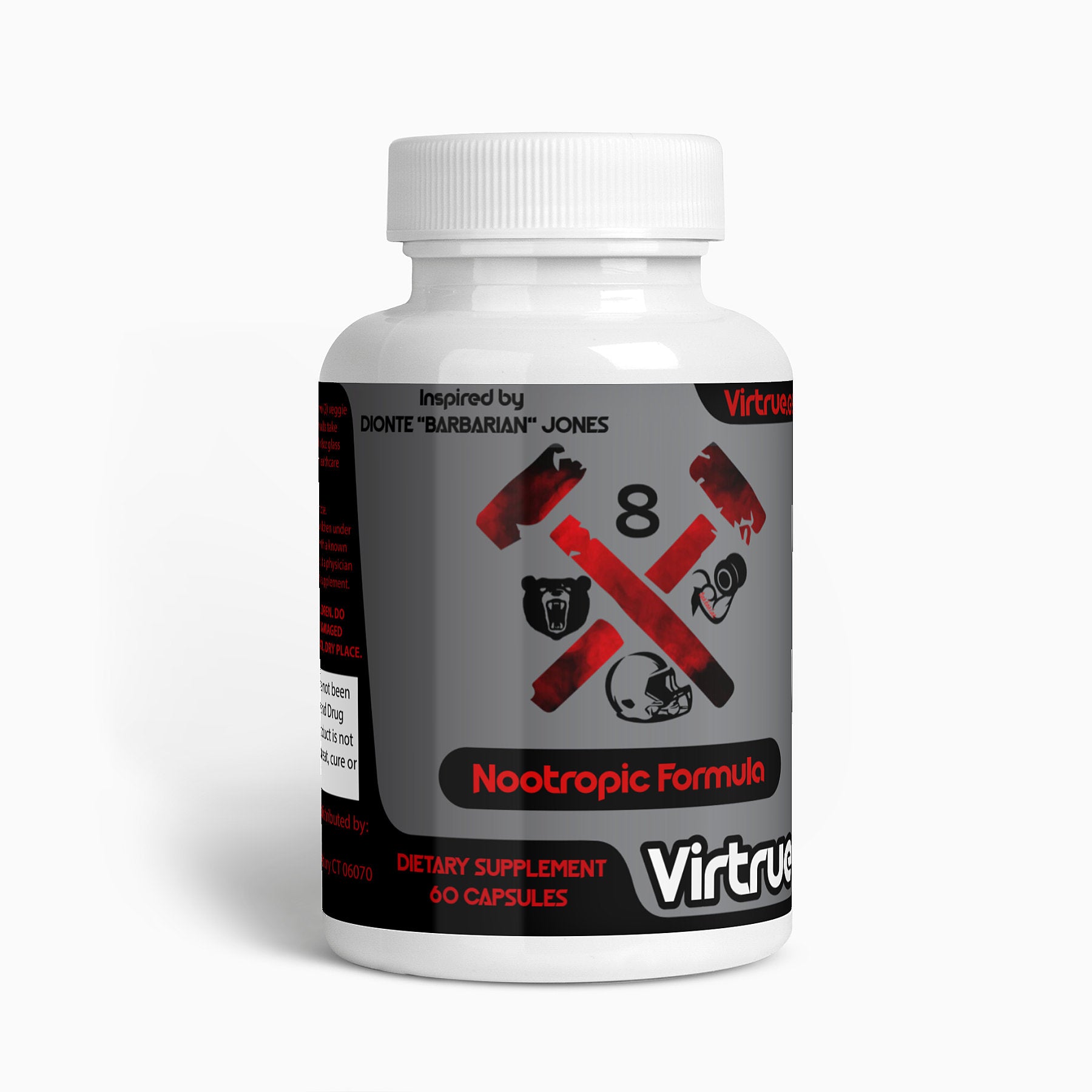 Focus & Reactions Nootropic Formula - Inspired by Dionte Barbarian Jones