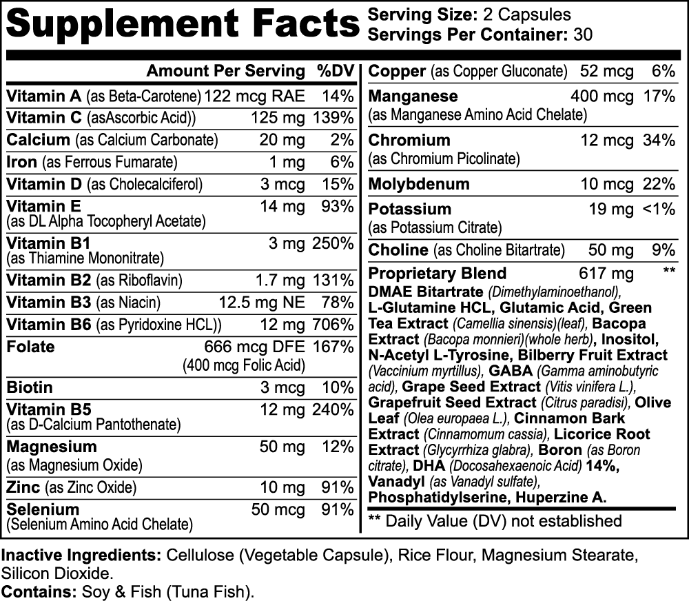 Big Rod Nootropic Formula - Inspired by Big Rod