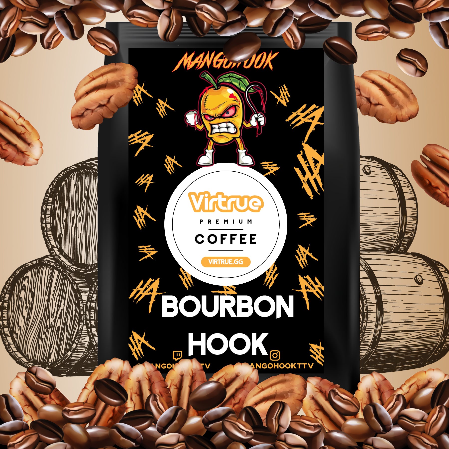 MangoHook Flavored Coffee 16oz